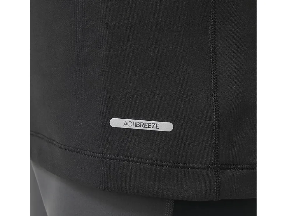 Store ASICS WINTER RUN 1/2 ZIP MID LAYER Performance Black/Graphite Grey