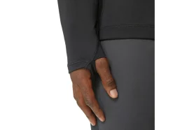 Store ASICS WINTER RUN 1/2 ZIP MID LAYER Performance Black/Graphite Grey