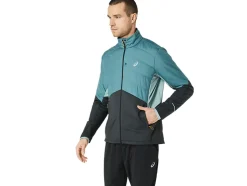 Flash Sale ASICS WINTER RUN JACKET Foggy Teal/Graphite Grey