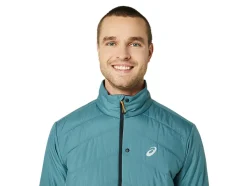 Flash Sale ASICS WINTER RUN JACKET Foggy Teal/Graphite Grey
