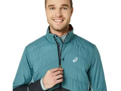 Flash Sale ASICS WINTER RUN JACKET Foggy Teal/Graphite Grey