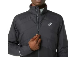 Cheap ASICS WINTER RUN JACKET Performance Black/Graphite Grey