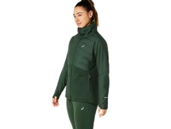 Discount ASICS WINTER RUN JACKET Rain Forest