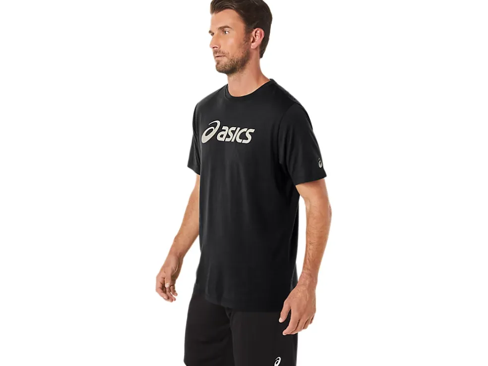 Fashion ASICS XG SHORT SLEEVE LOCKUP LOGO TEE Performance Black